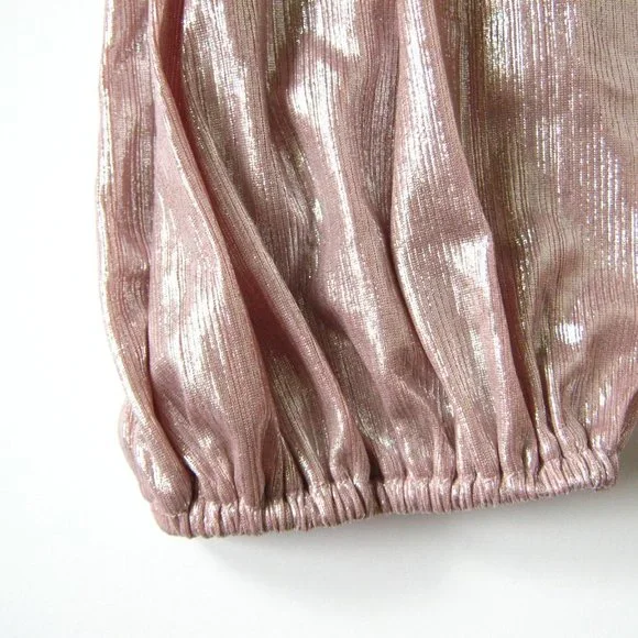 Anthropologie Shimmery Pink Top - Picture 5 of 8